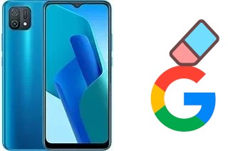 How to delete the Google account in Oppo A16e