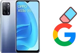 How to delete the Google account in Oppo A53s 5G