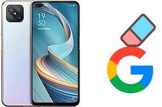 How to delete the Google account in Oppo Reno4 Z 5G