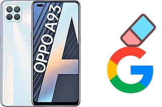 How to delete the Google account in Oppo A93 (2020)