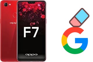 How to delete the Google account in Oppo F7