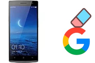 How to delete the Google account in Oppo Find 7a