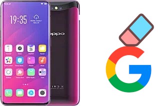 How to delete the Google account in Oppo Find X