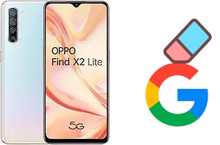 How to delete the Google account in Oppo Find X2 Lite