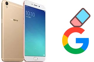 How to delete the Google account in Oppo R9 Plus