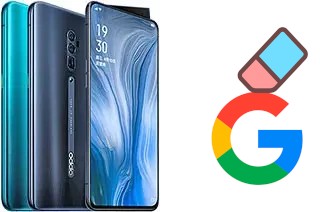 How to delete the Google account in Oppo Reno 10x zoom