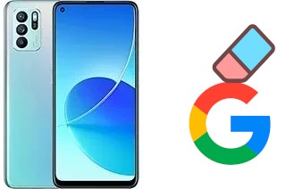 How to delete the Google account in Oppo Reno6 Z