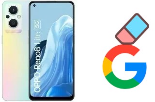 How to delete the Google account in Oppo Reno8 Lite