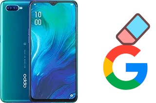 How to delete the Google account in Oppo Reno A