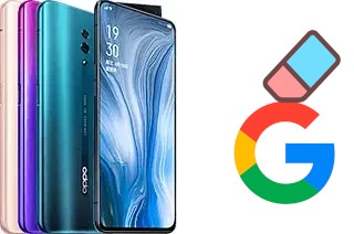 How to delete the Google account in Oppo Reno