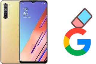 How to delete the Google account in Oppo Reno3 A