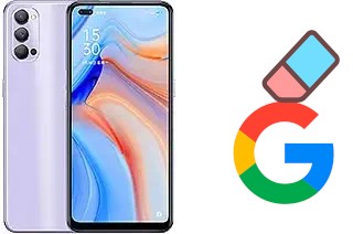 How to delete the Google account in Oppo Reno4 5G