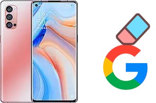 How to delete the Google account in Oppo Reno4 Pro 5G