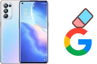 How to delete the Google account in Oppo Reno5 Pro 5G