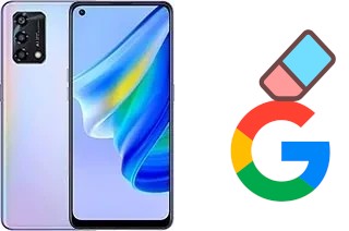 How to delete the Google account in Oppo Reno6 Lite