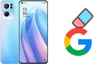 How to delete the Google account in Oppo Reno7 Pro 5G