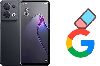 How to delete the Google account in Oppo Reno8