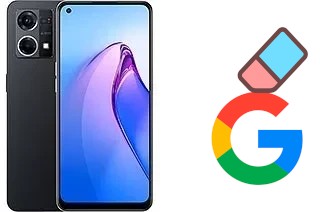 How to delete the Google account in Oppo Reno8 4G