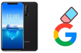 How to delete the Google account in Oukitel C12 Pro