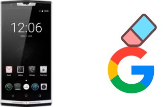 How to delete the Google account in Oukitel K10000 Pro