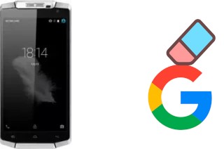 How to delete the Google account in Oukitel K10000