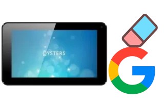 How to delete the Google account in Oysters T74RD