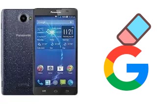 How to delete the Google account in Panasonic P55