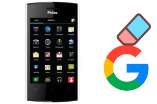 How to delete the Google account in Philco PH350B