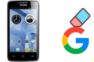 How to delete the Google account in Philips D833