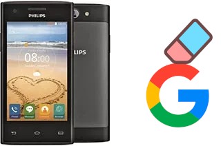 How to delete the Google account in Philips S309