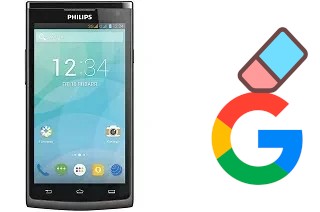 How to delete the Google account in Philips S388