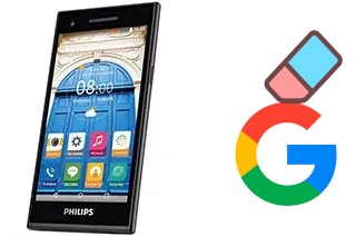 How to delete the Google account in Philips S396