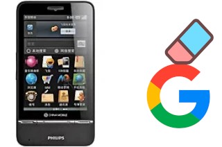 How to delete the Google account in Philips V900