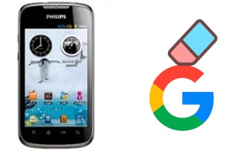 How to delete the Google account in Philips W635