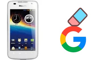 How to delete the Google account in Philips W6350