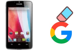 How to delete the Google account in Philips W6360