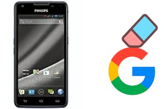 How to delete the Google account in Philips W6610