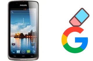 How to delete the Google account in Philips W832