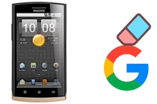 How to delete the Google account in Philips W920