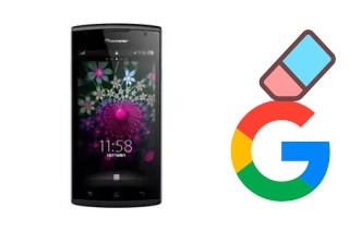 How to delete the Google account in Pioneer P80w