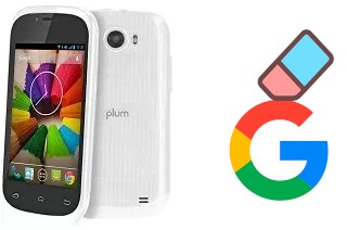 How to delete the Google account in Plum Trigger Plus III