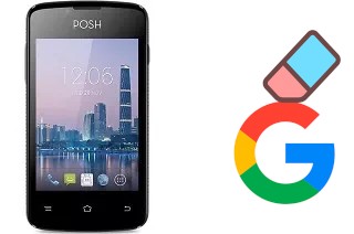 How to delete the Google account in Posh Pegasus Plus C351