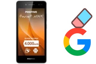 How to delete the Google account in Positivo Twist Max