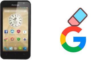 How to delete the Google account in Prestigio MultiPhone 3450 DUO