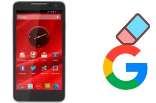 How to delete the Google account in Prestigio MultiPhone 5044 Duo