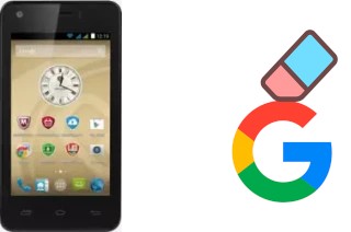 How to delete the Google account in Prestigio MultiPhone 5454 DUO