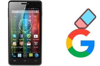 How to delete the Google account in Prestigio MultiPhone 5500 Duo