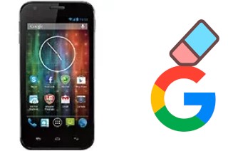 How to delete the Google account in Prestigio MultiPhone 5501 Duo