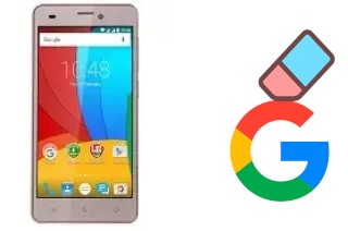 How to delete the Google account in Prestigio Muze A5