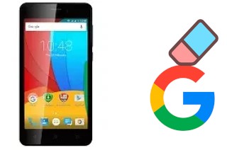 How to delete the Google account in Prestigio Wize P3